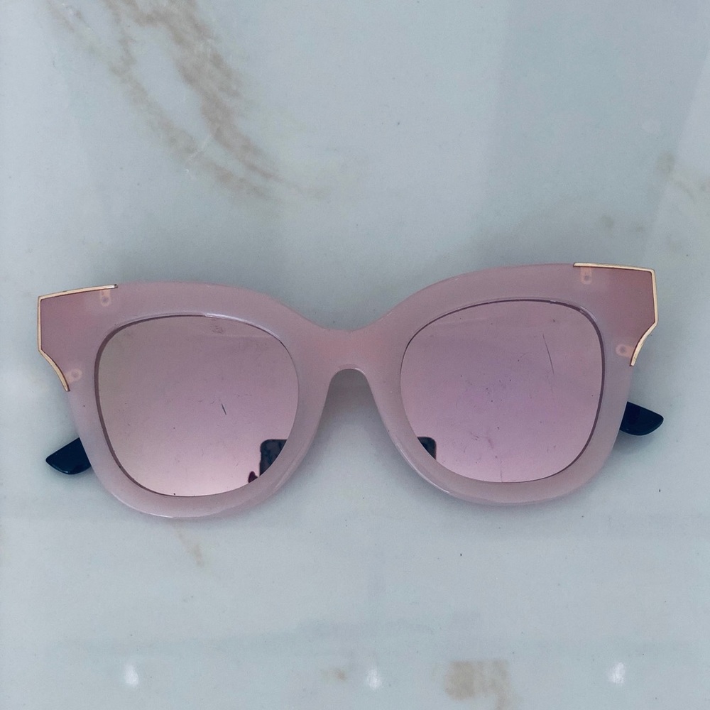 Pink Mirrored Sunglasses